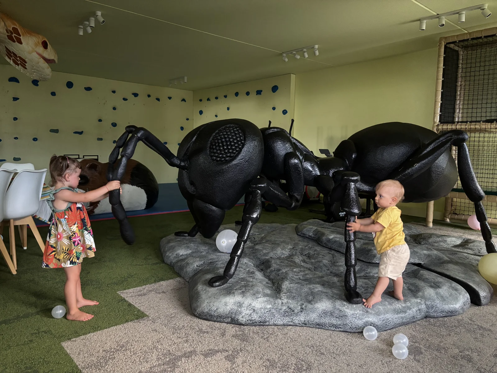 La grande fourmi dans la galerie LaborARTorium